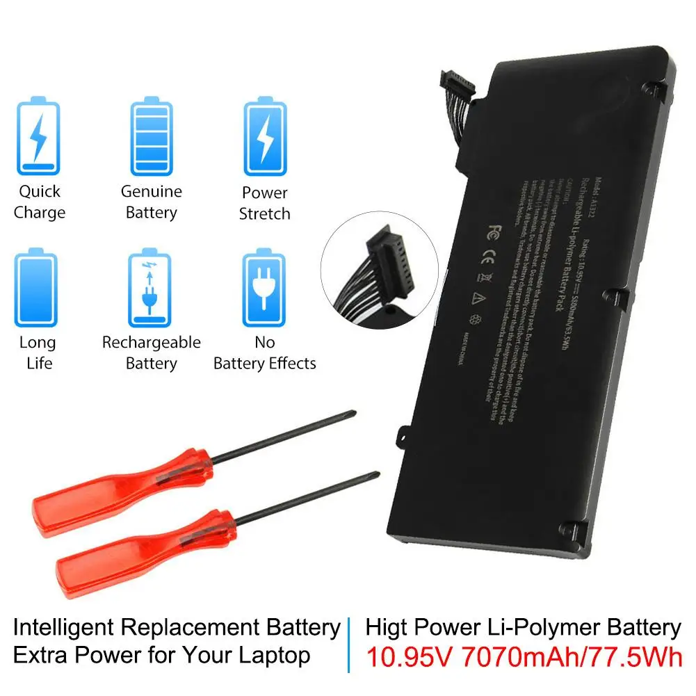 

For Apple MacBook 13 Inch Battery A1322 A1278 MB990 MB991 MC700 MC374 MD313 MD101 MD314