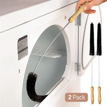 

2pcs Refrigerator Condenser Coll Cleaning Brush Clothes Dryer Lint Vent Trap Cleaner Brush Foldable Washing Machine Home Brush 1