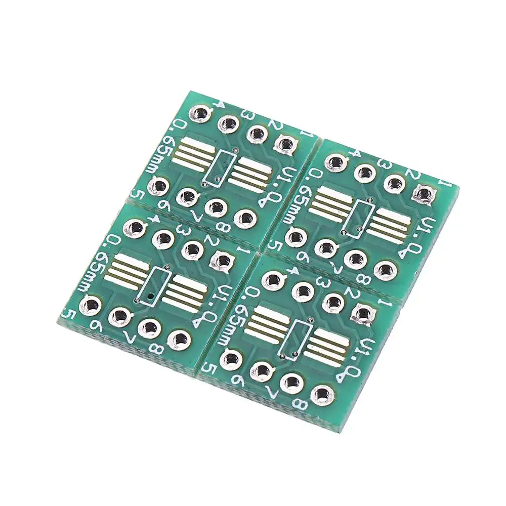 CLAITE 60/100/200/400 шт 0,65 мм TSSOP8 SSOP8 SOP8 для DIP8 Interposer модуль адаптер для печатной платы пластина