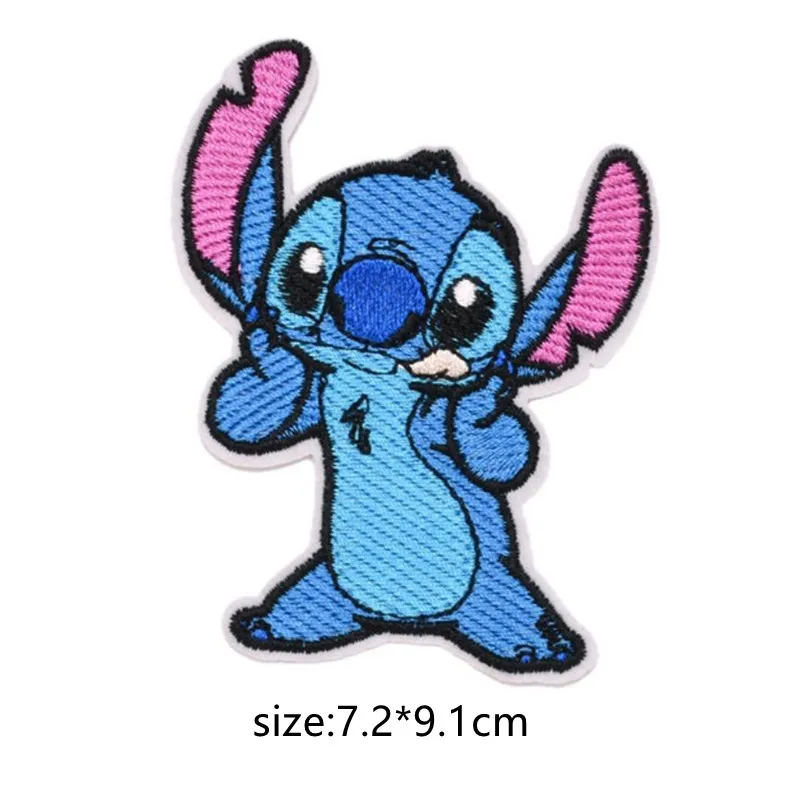 Lilo & Stitch Embroidery Patches Children For Clothing DIY Iron On Stitch Patch Garment stickers embroidery cloth stickers