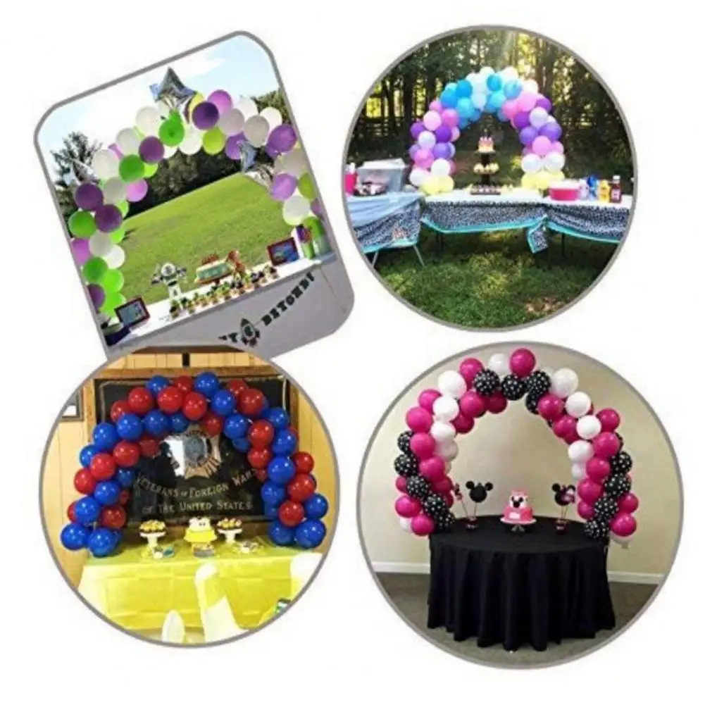 Wedding Balloon Arch Table Adjustable Round Backdrop Stand Kit Column Stand  Base Frame Baby Shower Birthday Christmas Decor