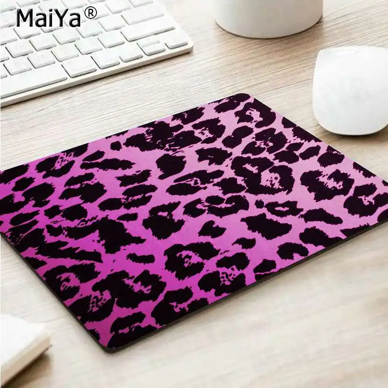 MaiYa ваши коврики Леопард DIY дизайн игровой с узором коврик для мыши резиновый ПК компьютерный игровой коврик для мыши - Цвет: No Lock Edge18x22cm