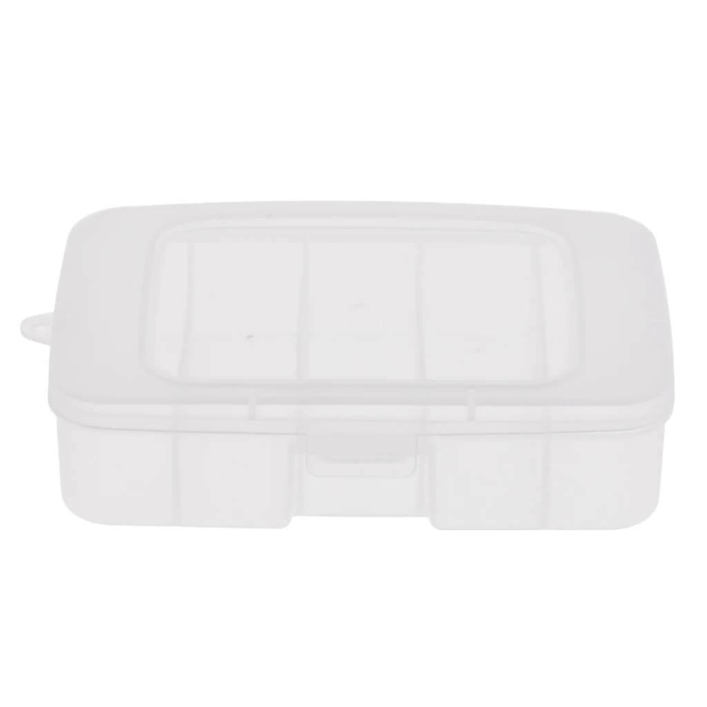 5 Cells Transparent Tackle Box Fishing Lure Bait Hook Swivel Storage Case Fishing Tackle Box Fishing Accessories Holder