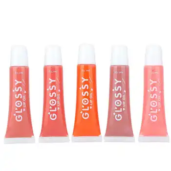 

Lip Gloss Set Long Lasting Moisturizing Lip Makeup Cosmetic Tool 5 Matte Colors