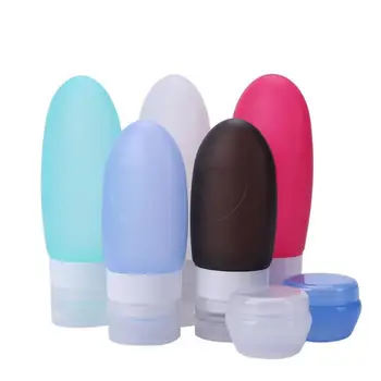 

7pcs Silicone Travel Bottle Set Leakproof Shampoo Shower Gel Container
