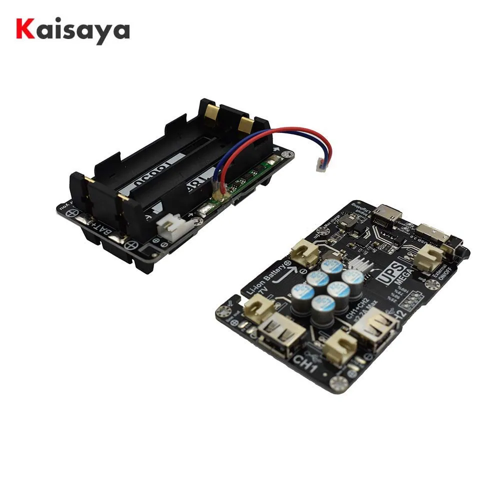 Без батареи 4*18650 Raspberry Pi мобильное ИСПОЛЬЗОВАНИЕ энергии для Raspberry Pi 3B+/3B/2B поддержка iPhone USB3.0 Android G11-007