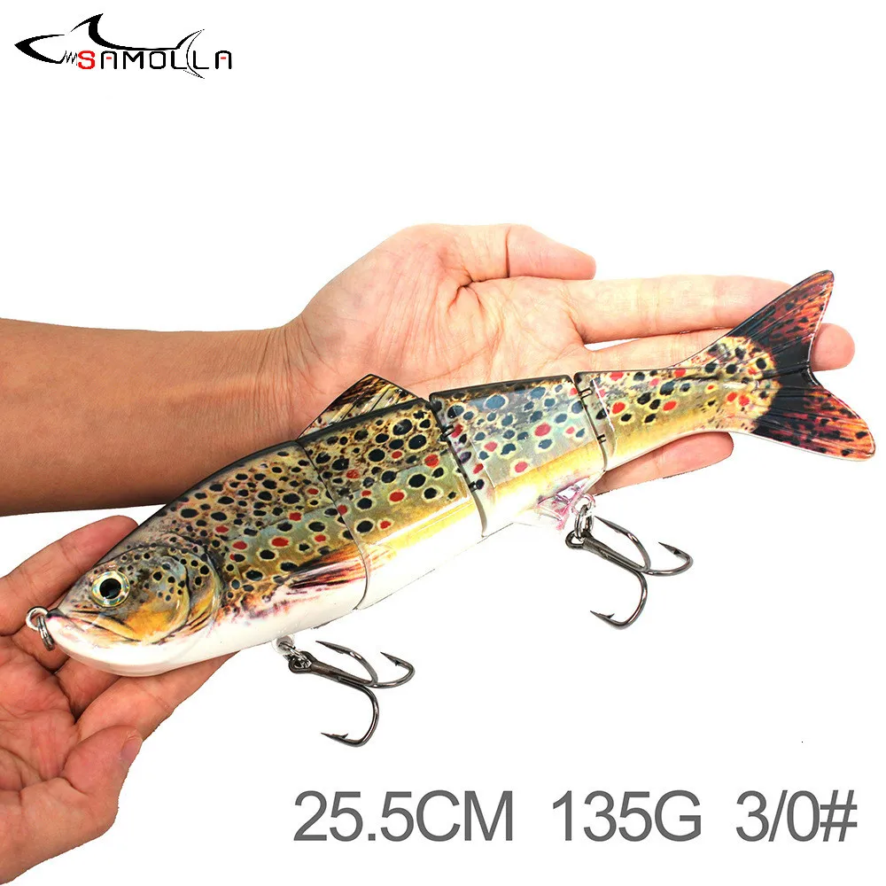 

Swimbait Large Fishing Lures Hard Bait Weights 145g Swim Bait Bass Whopper Isca Artificial Articulos De Pesca Salt Water Lures