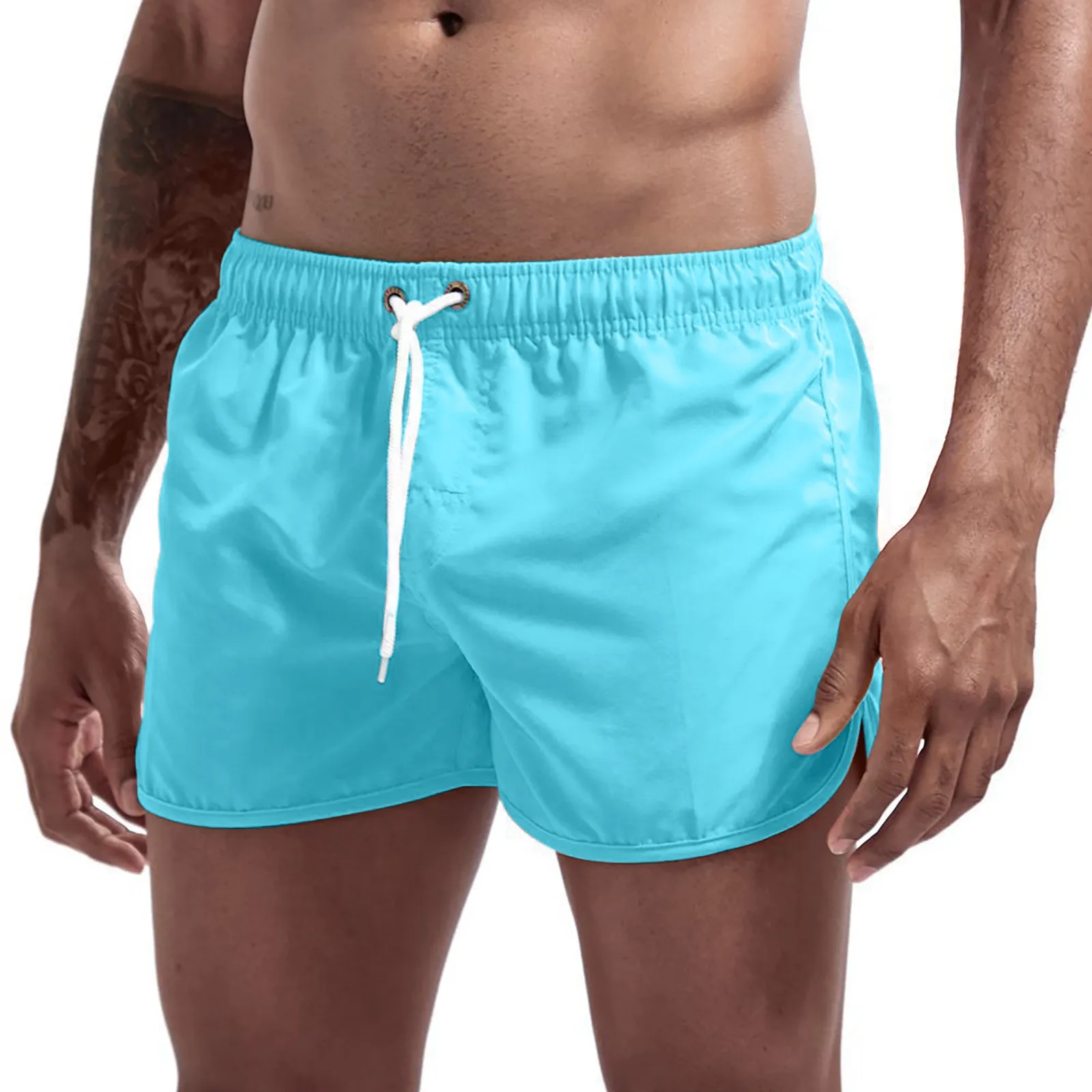 Shorts de playa pantalones cortos de baño de playa Casual bañador de pernera impermeable deportes Shorts para gimnasio o correr