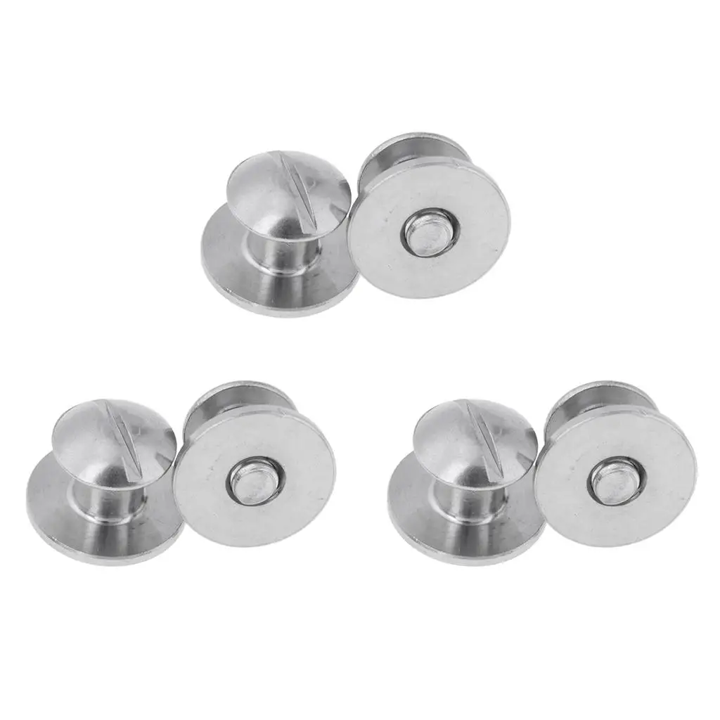 6Pcs Tech Дайвинг Backplate Pad книжные винты, Аппаратные аксессуары-устойчивы к коррозии, 316 нержавеющая сталь