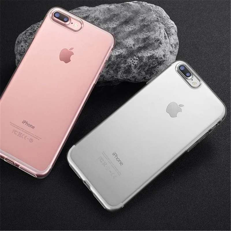 Ультратонкий прозрачный ТПУ силиконовый чехол для телефона iPhone Xs X 6 6S 7 8X S XR и 8 Plus