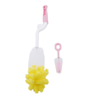 

Baby Bottle Brush Wash Bottle Bottle Nipple Brush Tool Sponge Cleaning Kit Baby Products