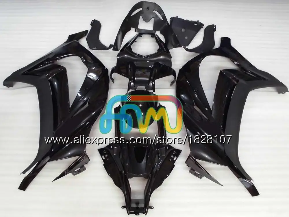 Инъекции для KAWASAKI ZX1000 ZX 10R 1000CC 18BS. 70 ZX-10R ZX10R, возрастом 11, 12, 13, 14, 15, 2011 2012 2013 Обтекатели белого и черного цвета - Цвет: No. 30