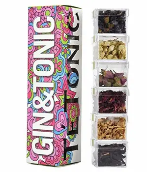 

Neu in Deutschland! Einführung Preis-Förderung, Gin Tonic Botanicals Blumen schmücken Geschenkset - von Te Tonic