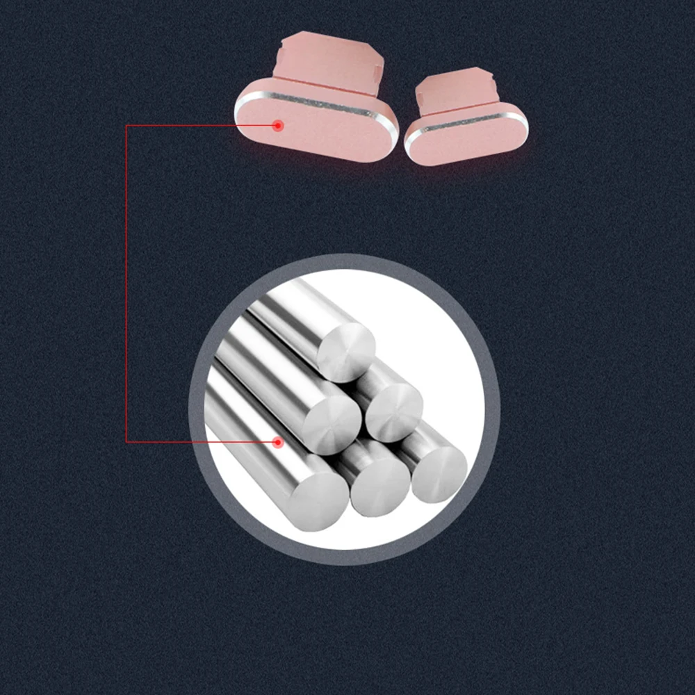 Заглушка для защиты мобильного телефона от пыли металлический интерфейс передачи данных протектор для Apple серии мобильных телефонов Аксессуары для мобильных телефонов гаджеты крышки зарядки