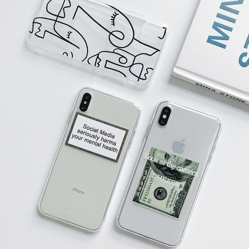 Забавный мультяшный чехол для телефона iphone X XS XR 11Pro Max 6 6S 7 8 Plus абстрактный