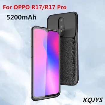 

KQJYS Portable Ultra-Thin Mobile Power Charging Cover 5200mAh For OPPO R17/R17 Pro External Battery Charger Case Fundas