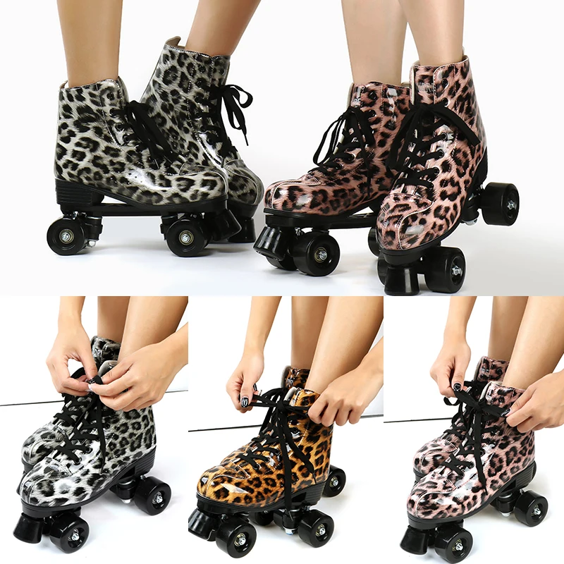 Patins À Roulettes En Ligne LIKU Quad Roller Skates Pour Fille Et