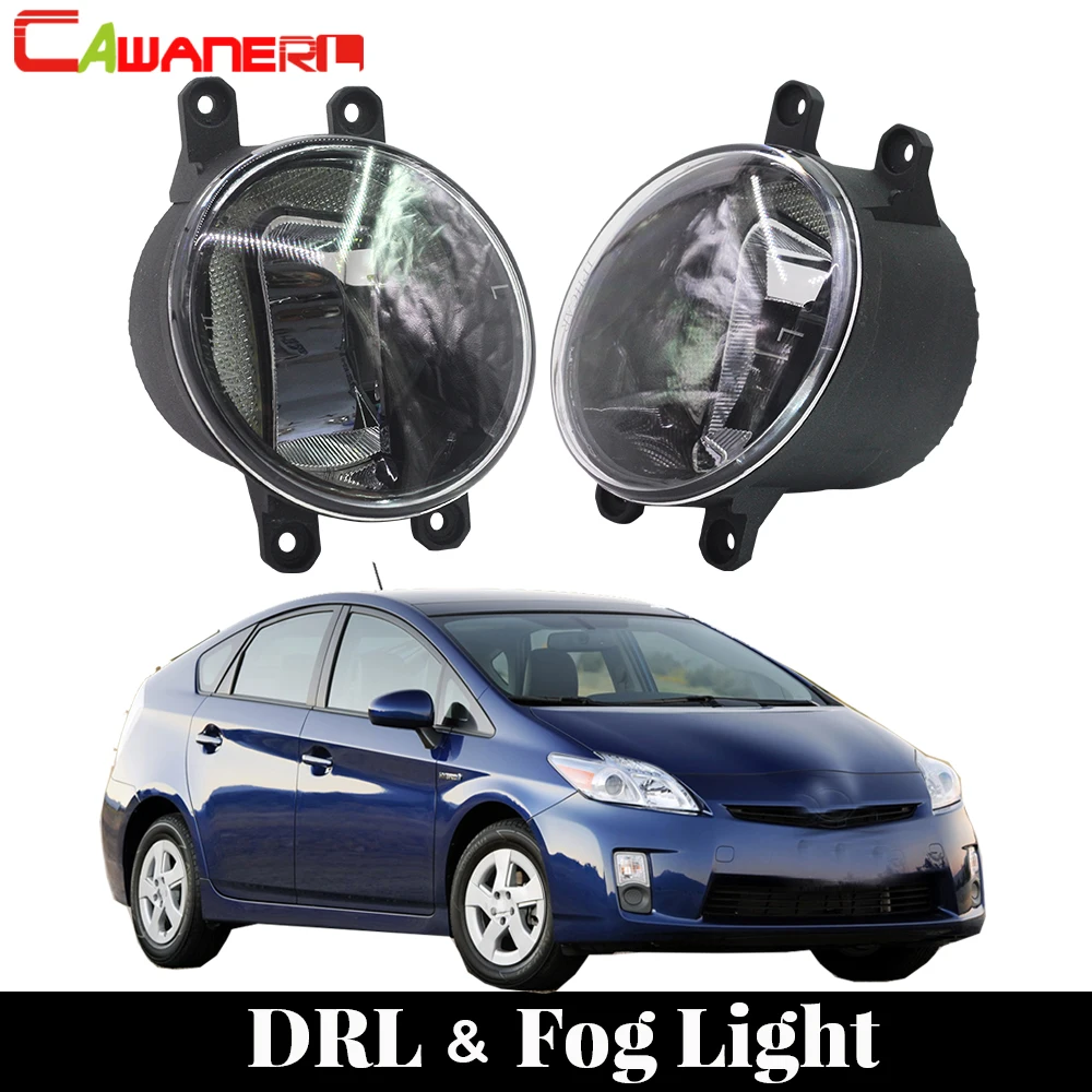 Cawanerl For Toyota Prius 2010 2011 2012 Car Accessories Led Lamp Fog
