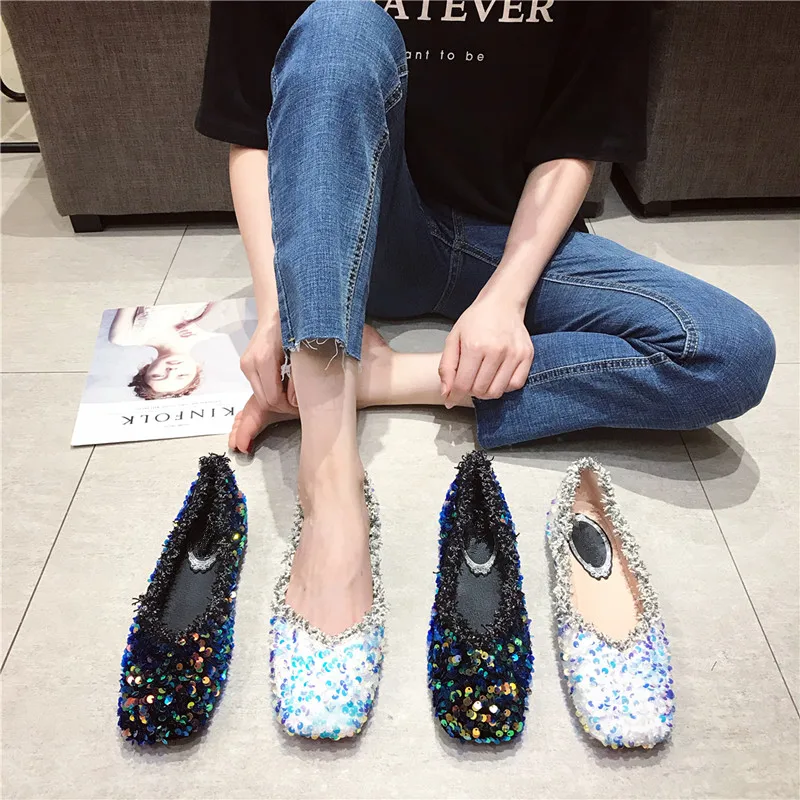 Женская обувь на плоской подошве; scarpe donna; модная женская обувь; шикарные женские лоферы без застежки; женская обувь с квадратным носком