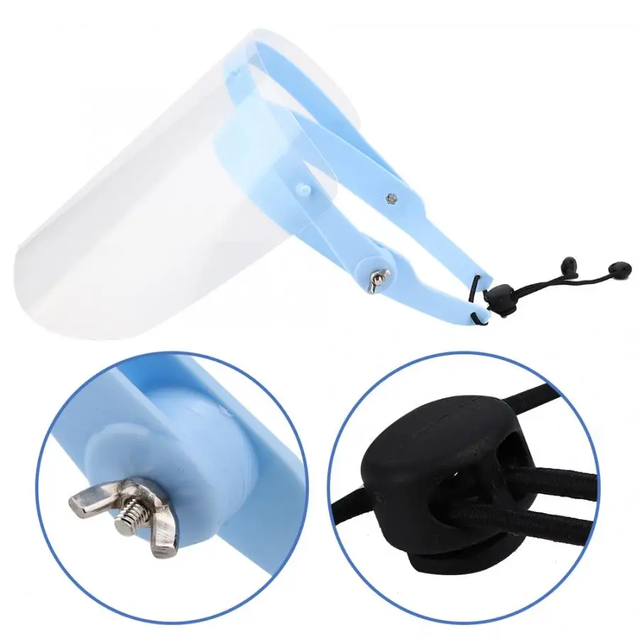 

10pcs Face Shield Waterproof Antifog Protective Face Cover with Frame
