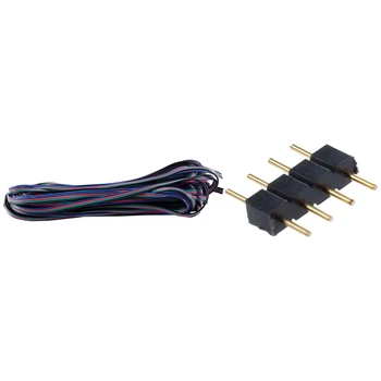 

1 Pcs 4 Colors 10M RGB Wire Cable Extension Cable & 1 Pcs RGB 3528 5050 Led Strip Led Adapter 4 Pin Connector
