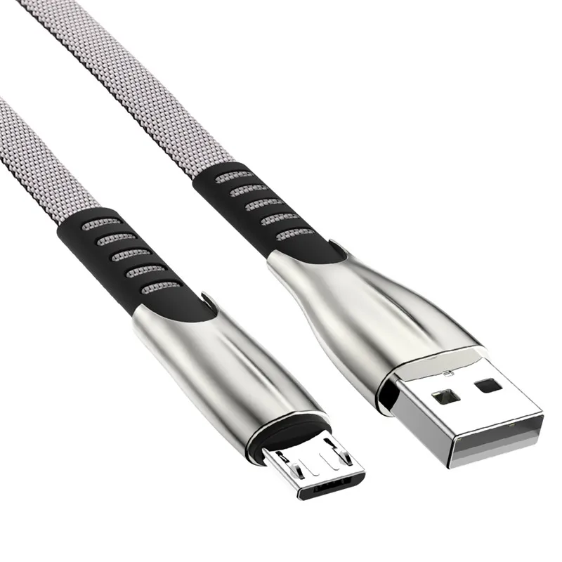 1 м 2 м 3 м Micro USB кабель для синхронизации данных 3 А быстрое зарядное устройство для samsung S7 S6 S5 Xiaomi Redmi Note 5 huawei Andriod Phone длинный провод шнур - Цвет: Белый