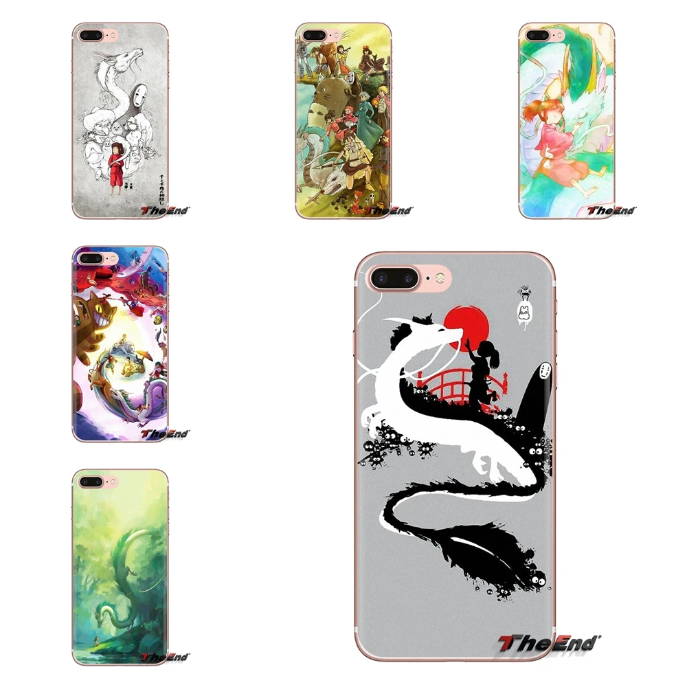 

For Samsung Galaxy J1 J2 J3 J4 J5 J6 J7 J8 Plus 2018 Prime 2015 2016 2017 Transparent TPU Bag Case Cartoon Spirited Away No Face