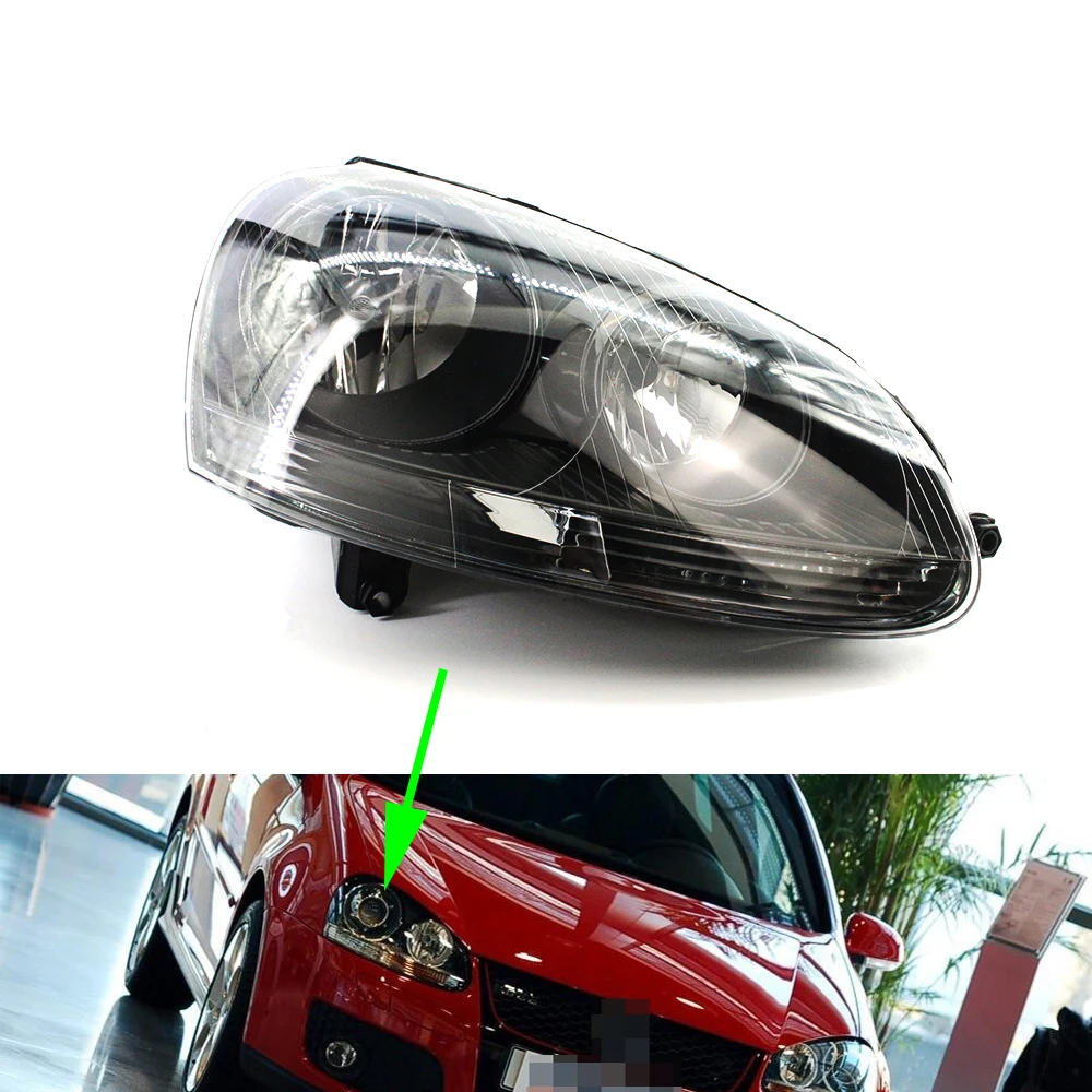 Головной светильник в сборе для Volkswagen VW Golf 5 Jetta GTI MK5 2005 ~ 2009 Автомобильный сборка