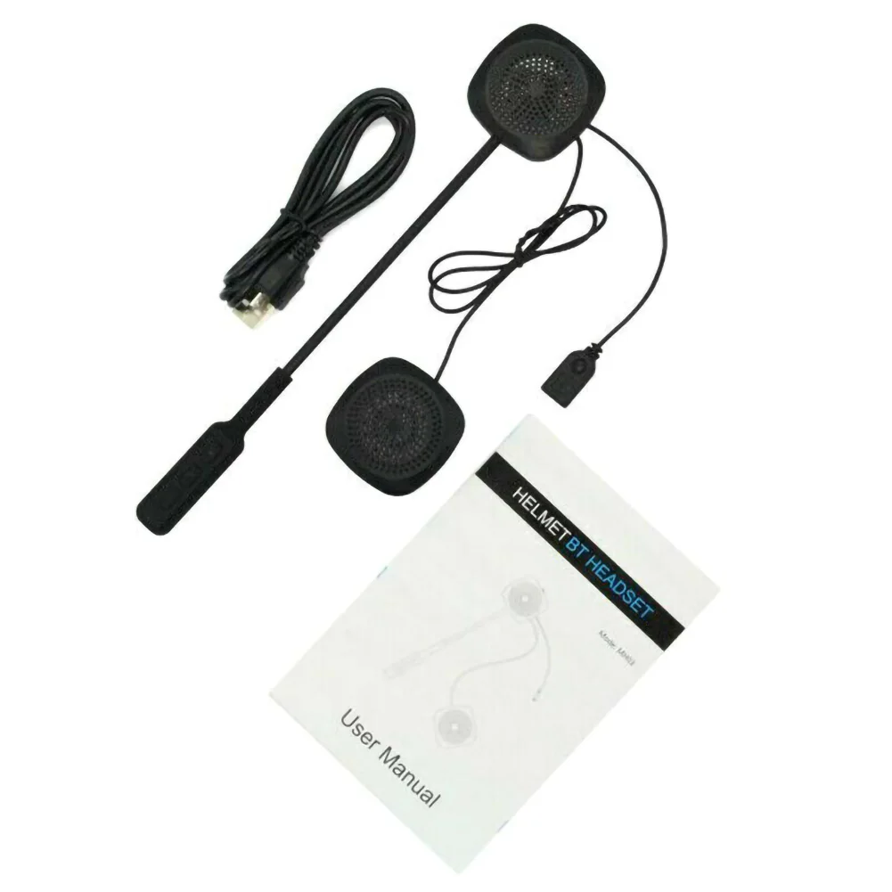 MH03 гарнитура для мотоциклетного шлема, микрофон, динамик Bluetooth 4,2 HD, громкая связь, ответ на телефонный звонок, микрофон, динамик