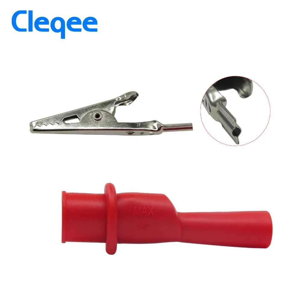 Универсальный зонд Cleqee P1502B, мультиметр, Тестовые провода, мульти тест er, Наконечник иглы, свинцовый, подходит с зажимами типа «крокодил», кабель ручки
