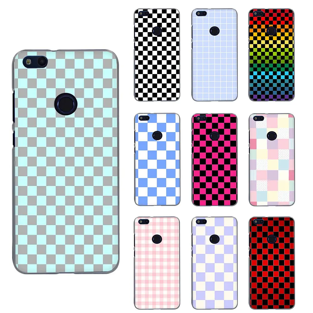 

Checkerboard Plaid Checked Hard Phone Case for Huawei Honor 20 Play 6A 7A 7X 7C 8X 8C 9X 10 5.99in Lite Pro