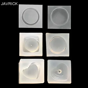 

3 Shapes Containers with Lid Silicone Resin Mold Flower Pot Ashtray Resin Molds