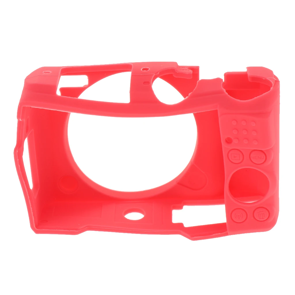 Red MagiDeal защитный чехол силиконовый корпус водонепроницаемый для Nikon J5 - Цвет: Red