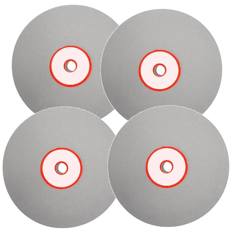 

4Pcs Diamond Polishing Disc 600 800 1200 3000 Grit 6Inch Flat Lap Grinding Wheel Lapping Grinding Disc Tool Retail