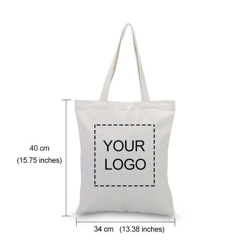 hand canvas handbag text DIY clover pattern handbagbag print customized printing logo daily use foldable shopping Reusable