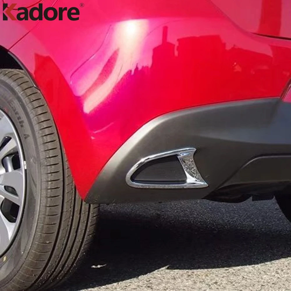 Для Mazda 2 DEMIO DJ хэтчбек 2014 2017 2018 ABS хромированная лампа заднего противотуманного