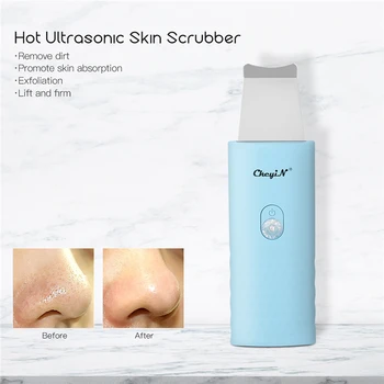 

Ultrasonic Deep Face Cleaning Machine Skin Scrubber Remove Dirt Blackhead Reduce Wrinkles Beauty Facial Lifting Whitening