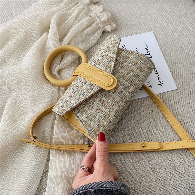 

Textured Bag Western Style Handbag Bag 2020 New Style Tidal Harbor-Style Korean-style Versatile Shoulder Summer Bag