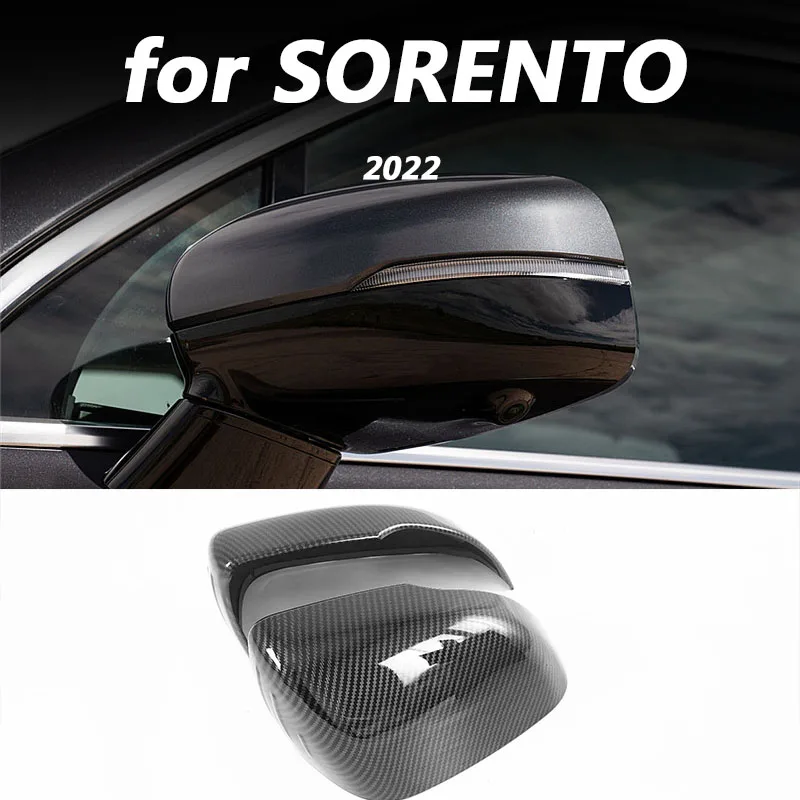 

for KIA SORENTO 2022 Car exterior styling decoration accessories 2pcs ABS rearview mirror decoration cover protective patch