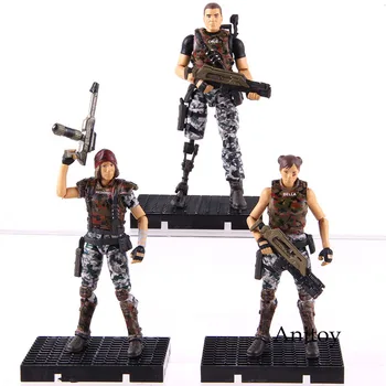 

HIYA Aliens: Colonial Marines Bella Cruz Redding Action Figure Hot Game 1:18 Soliders PVC Collectible Model Toy 3pcs/set