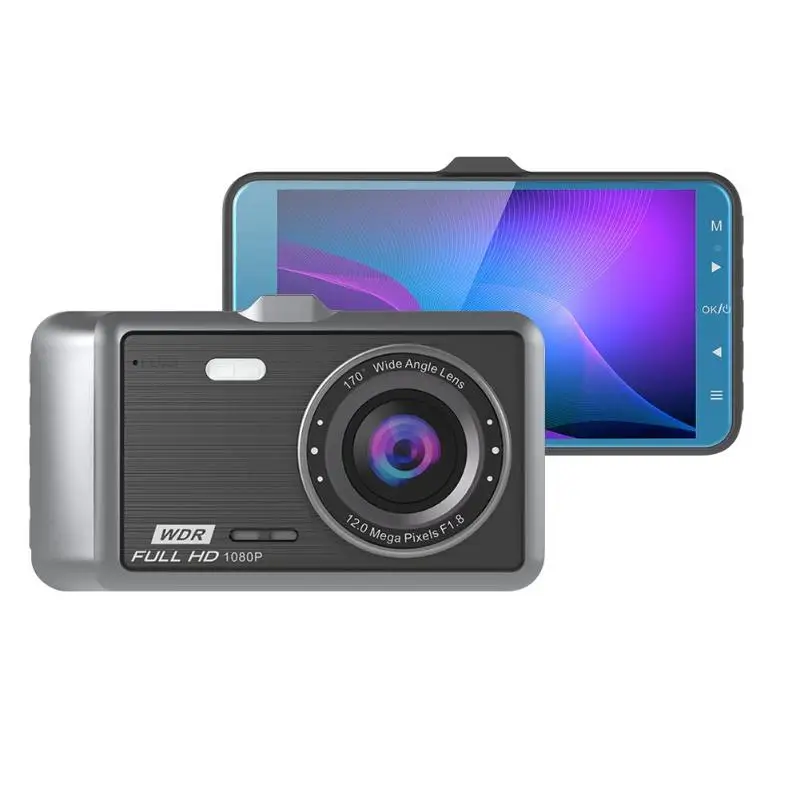 Лидер продаж Dashcam износостойкая Портативный Anytek A60 Dash Cam HD 1080P 4 дюйма Экран LDWS Ночное видение Видеорегистраторы для автомобилей Регистраторы