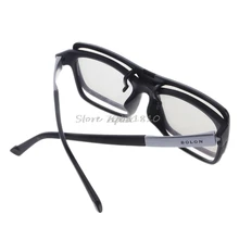 Клип-на типа циркулярные Пассивные Поляризационные 3D очки для ТВ реального 3D кинотеатра 0,22 мм Au08 19 Прямая поставка