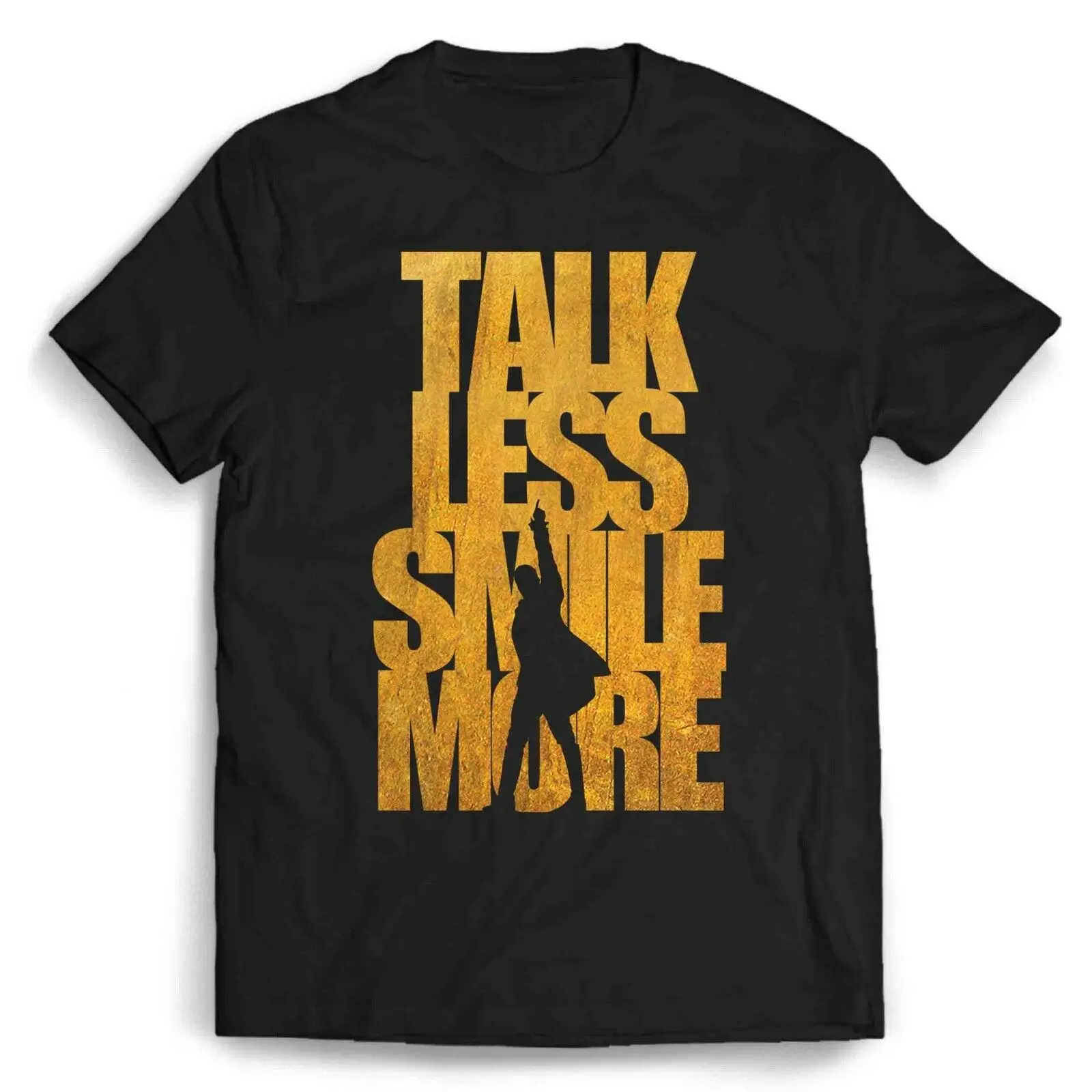 Talk Less Smile More Hamilton Quotes Мужская/женская футболка