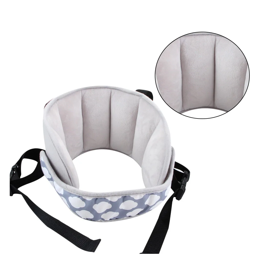 Baby Neck Protection Headrest Kids Adjustable Safety Seat Head Support Fixed Sleeping Pillow