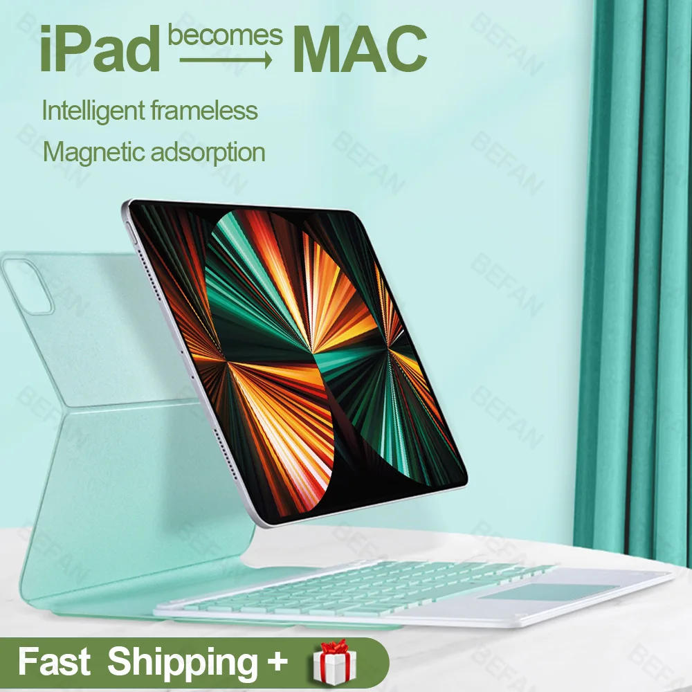 Tastiera Magic Trackpad Per Ipad Pro 11 2021 M1 Custodia Per Tastiera Ipad 12.9 2018 2022 2020 10.9 Air 4 5A Generazione Cover Magnetica