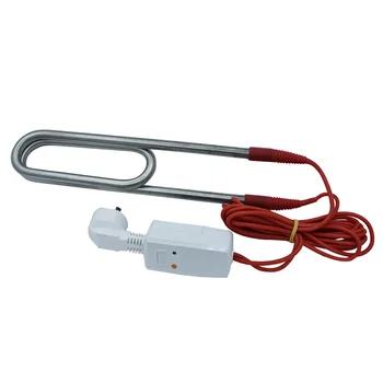 安い ステンレス鋼スイミングプール水加熱管 2。5KW/3KW 3 メートルラインリークプルーフプラグ水浸漬ヒーターため 50-100L 水