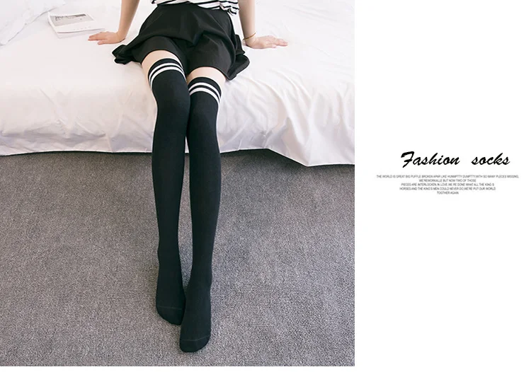 LILICOCHAN Womens Anime Cosplay Lolita Maid Girls Lace Top Thigh High Socks Over Knee Leg Warmer Leggings Sexy Cotton Stocking Accessories -Zentai shop online Hc4d3f4653a4245a4bd95b31757e72302L.jpg