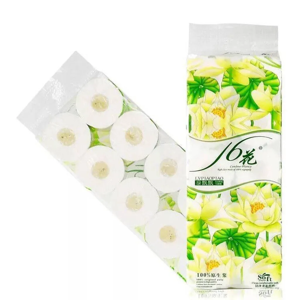10 pcs/bag 3ply White Toilet Tissue Hollow Replacement Roll Paper Clean Prevent Flu Cleaning WC New Arrival | Красота и здоровье