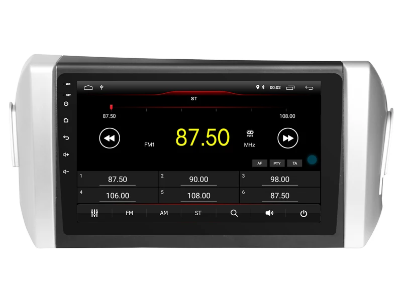 Автомобильный Android 9,0 плеер для Toyota Innova LHD магнитофон 4G Lte sim-карта радио с Bluetooth и GPS головное устройство 2.5D ips экран