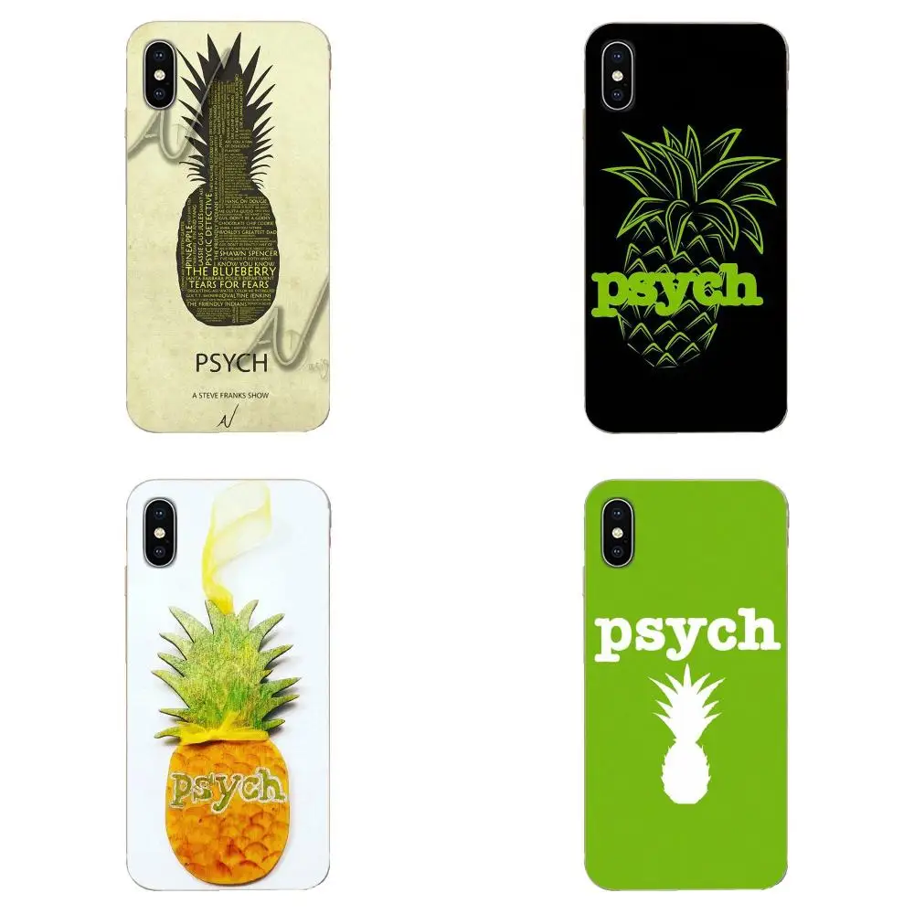 Мягкие чехлы для мобильных телефонов Amazing Psych Pine apple Роскошные Чехлы iPhone 4 4S 5 5C 5S SE 6